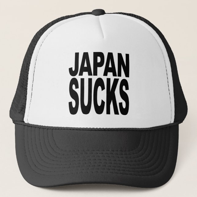 Japan Sucks Trucker Hat (Front)