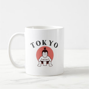 Japan Sumo Tokyo - Son of The Sun White Coffee Mug