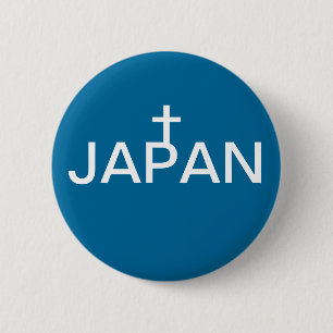 japan t 6 cm round badge