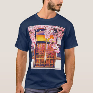Japan Temple sakura T-Shirt