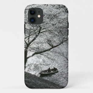 Japan, Tokyo. Cherry blossoms in the Imperial iPhone 11 Case