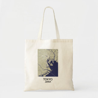 Japan Tokyo city map Tote Bag