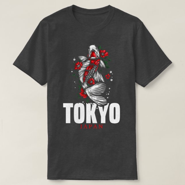 Japan Tokyo Japanese Koi p Nishikigoi Fish 2 T-Shirt (Design Front)