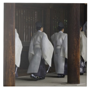 Japan, Tokyo, Meiji Shrine Autumn Festival Ceramic Tile