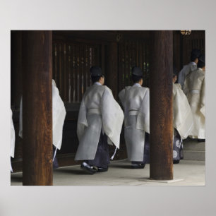 Japan, Tokyo, Meiji Shrine Autumn Festival Poster
