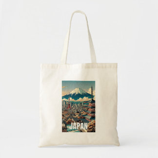 Japan Tokyo Tote Bag - Iconic Illustrations