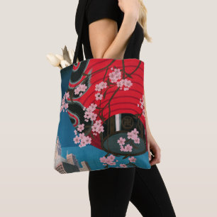 Japan Tokyo Vintage Japanese Travel Poster Tote Bag