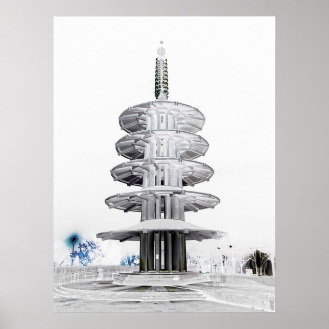 JAPAN TOWN PEACE PAGODA - SAN FRANCISCO POSTER (Front)