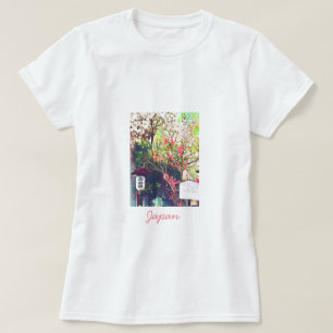 Japan travel landscape lantern sakura T-Shirt