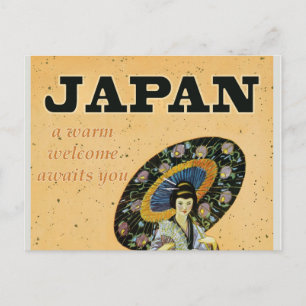 Japan Travel Postcard