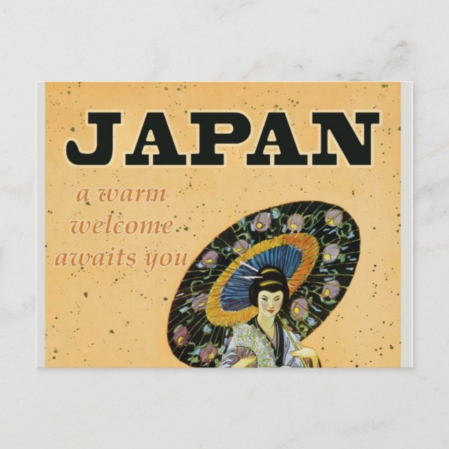 Japan Travel Postcard (Front)