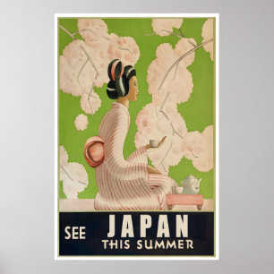 Japan Travel Poster Japanese Art Asian Home