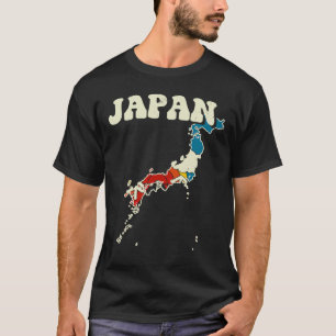 Japan Vintage Japanese Country Rainbow Retro 70s M T-Shirt