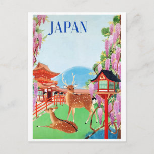 Japan Vintage Japanese Travel Poster Postcard