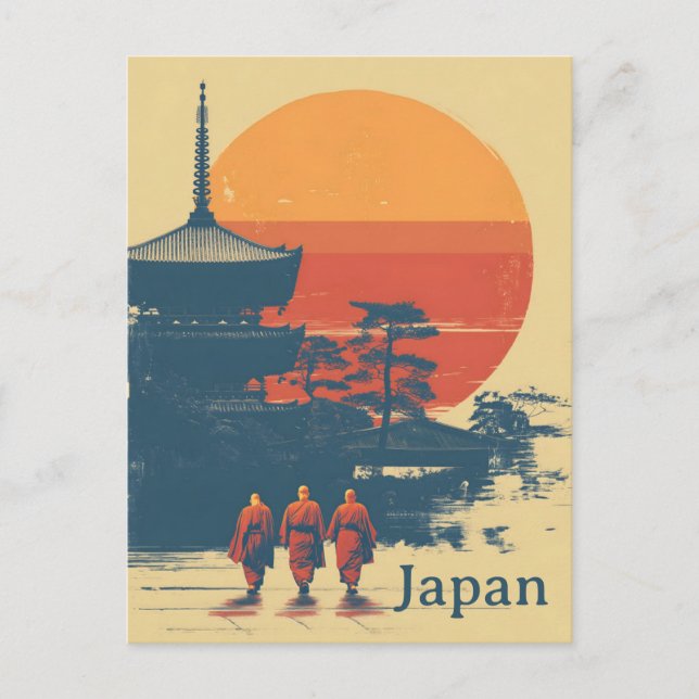Japan vintage postcard (Front)