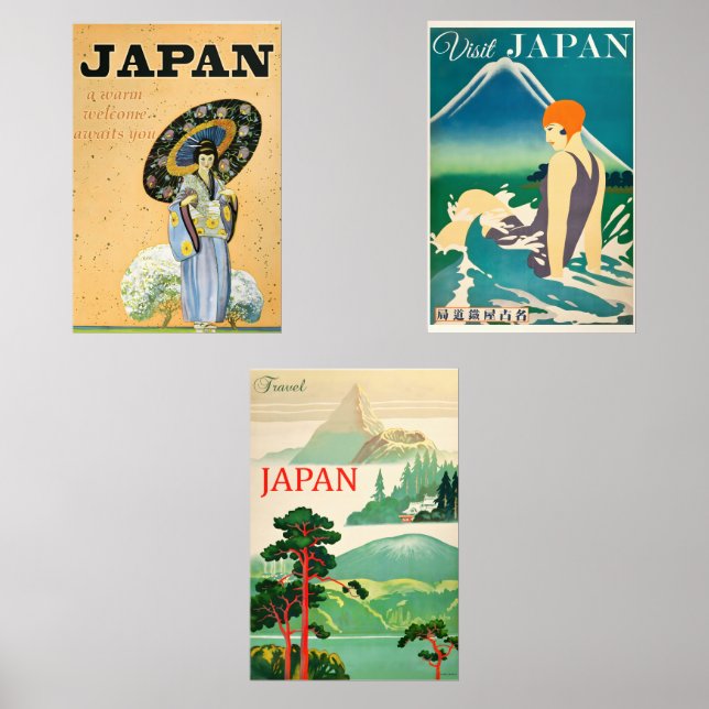 Japan vintage posters (Front)