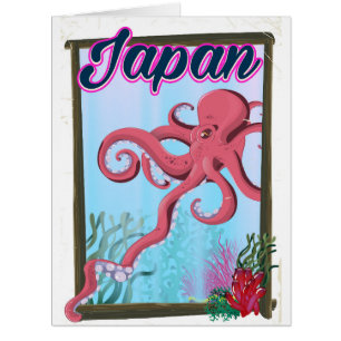 Japan vintage style travel poster