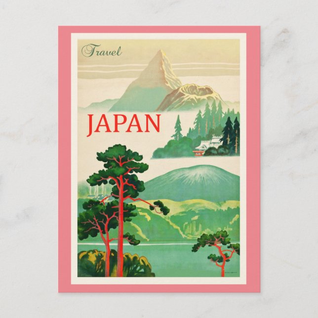 JAPAN Vintage Travel Postcard (Front)