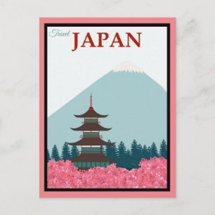 JAPAN Vintage Travel Postcard