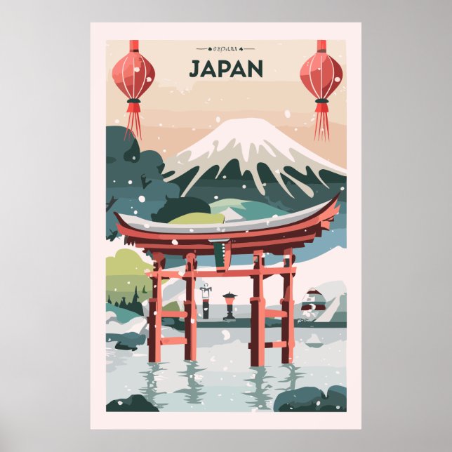 Japan vintage travel poster (Front)