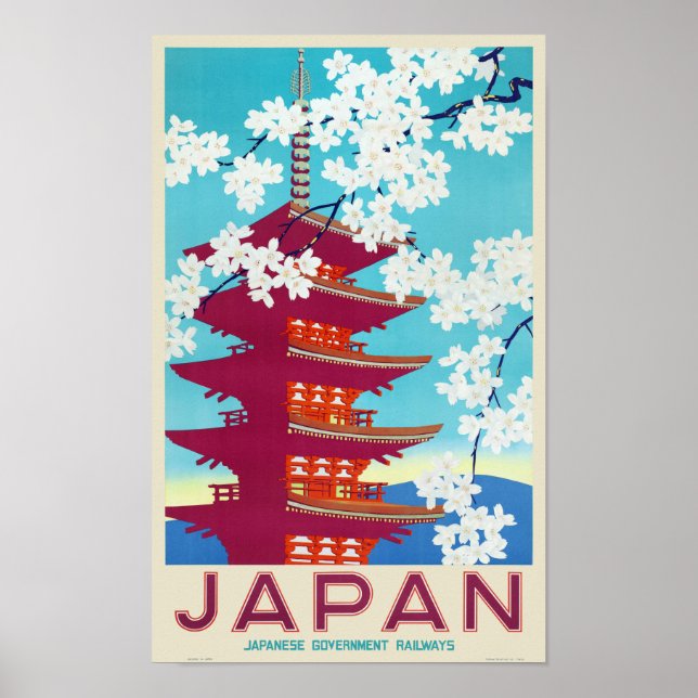 Japan Vintage Travel Poster 1930s (Front)