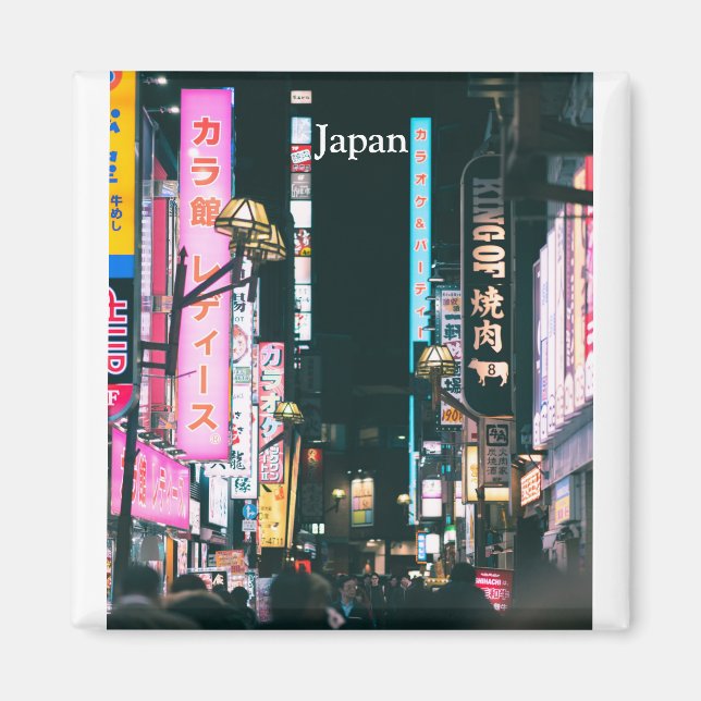 Japan Vintage Travel Tourism Add Magnet (Front)