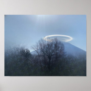 Japan Volcano Poster