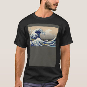 Japan Wave Design The Great Wave Off Kanagawa by T-Shirt