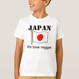 Japan we love reggae t-shirts