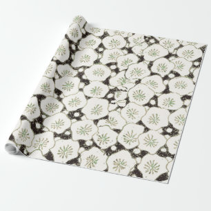 Japan White Flower floral garden Wrapping Paper