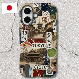 Japancore Collage Japanese Aesthetic Art iPhone 16 Case