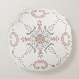 Japandi Round Cushion