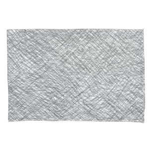 Japandi texture style simple lines scribble pillowcase