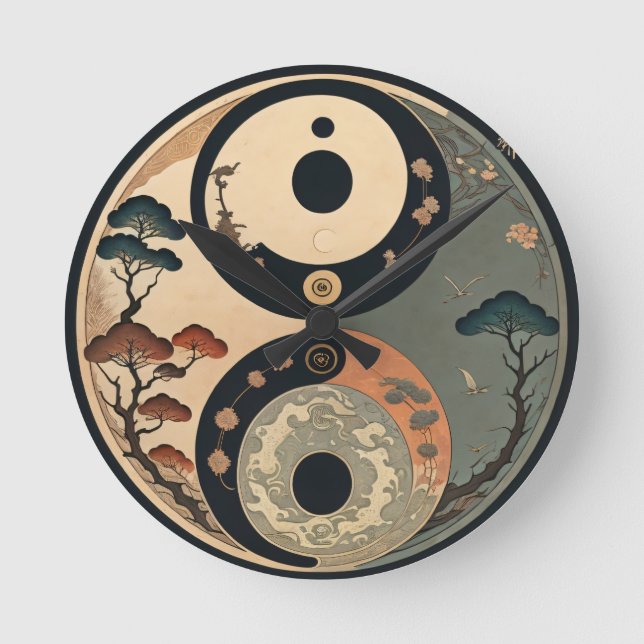 Japanese 8  round clock (Front)