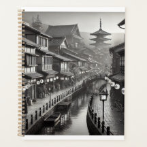 Japanese 90s Style Black and White Stainless Steel