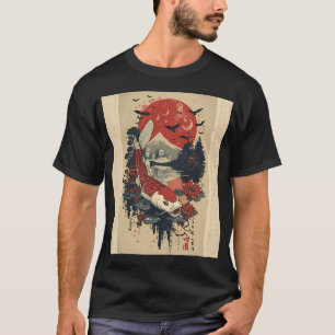 Japanese – Retro Japanese landscape aesthetic T-Shirt