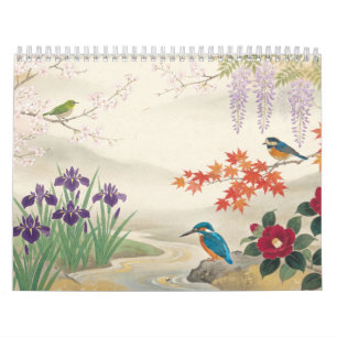 JAPANESE A Year of Traditional Kacho-ga Art Calendar