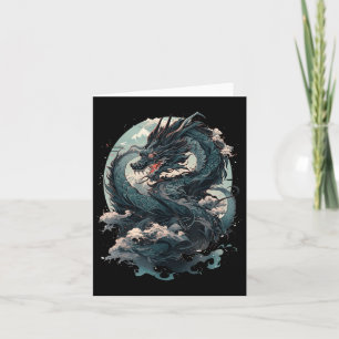 Japanese Aesthetic Dragon Japanese Art Japan Tatto Card