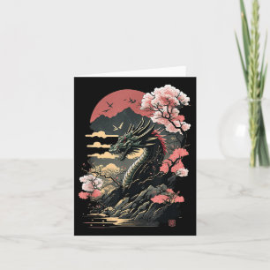 Japanese Aesthetic Dragon Japanese Art Japan Tatto Card