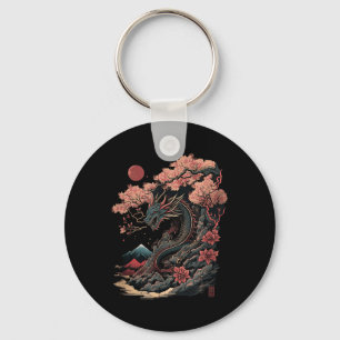 Japanese Aesthetic Dragon Japanese Art Japan Tatto Key Ring