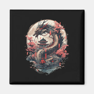 Japanese Aesthetic Dragon Japanese Art Japan Tatto Magnet