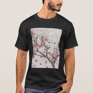 Japanese Aesthetic Graphical Art Cherry Blossom T-Shirt