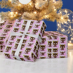 Japanese Aesthetic Kawaii Cat Wrapping Paper