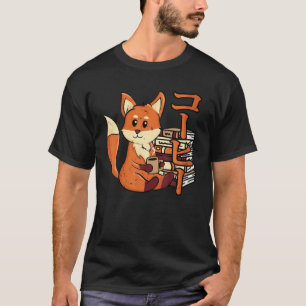 Japanese Aesthetics - Cute Kawaii Anime Fox - Coff T-Shirt