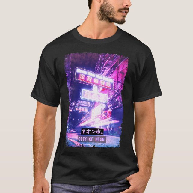 Japanese Aesthetics Vaporwave Tokyo Streetwear T-Shirt (Front)