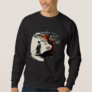 Japanese Aikido Tree of Life Peace of War Samurai Sweatshirt