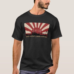 Japanese Aircraft Carrier Akitsu Maru Rising Sun F T-Shirt