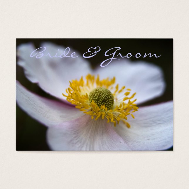 Japanese Anemone • Save the Date Mini Card (Front)