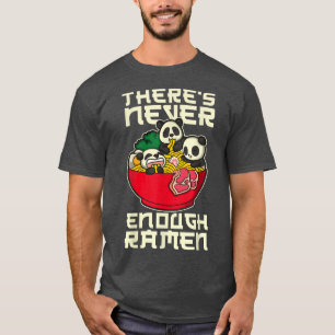 Japanese Anime Kawaii Ramen Noodles Panda T-Shirt