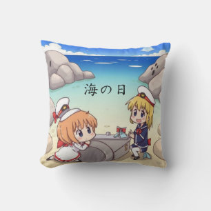 Japanese Anime Marine Day 海の日 Cushion
